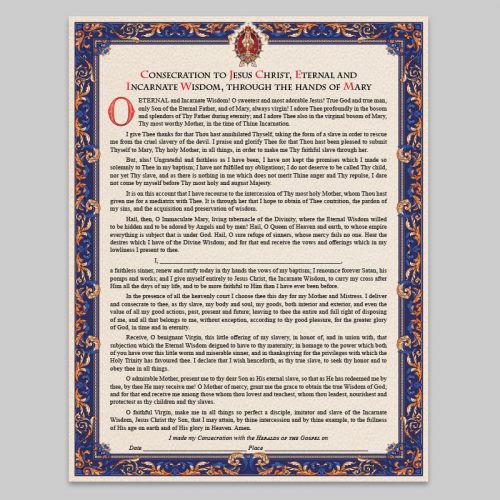 Consecration text Parchment